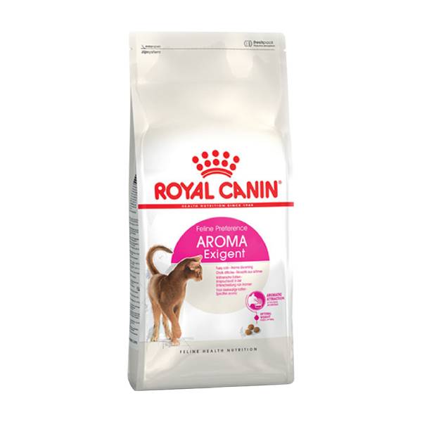 غذای خشک گربه بد غذا رویال کنین Royal Canin Aroma Exigent وزن 2 کیلوگرم